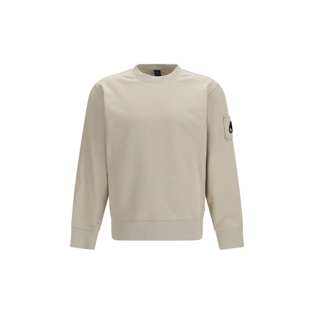 Moose Knuckles Beige Cotton Men's Sweatshirt